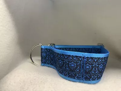 Martingale Limited Slip Collar Greyhound Collar - Blue Swirls • $20