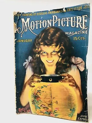 Motion Picture Magazine January 1917 Hollywood Movie Stars Entertainment  • $48.95