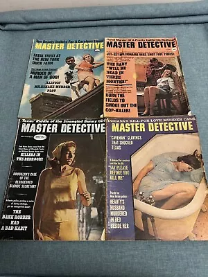 Master Detective Magazine Lot Of 4 From 1960s True Crime Vintage • $29.99