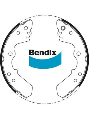 Bendix Brake Shoes Fits Holden Rodeo 2.8 TF TD 4x4 (TFS55) (BS1662) • $59.60