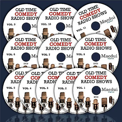 Huge Collection Of Old Time Comedy Radio Shows–6226 Mp3 - 11 DVD/ 2598 Hours OTR • £18.99