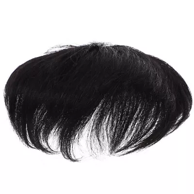Fake Hair Pieces Mens Toupee Male Toupee Short Wig Men Hair Toupee Men • $12.45