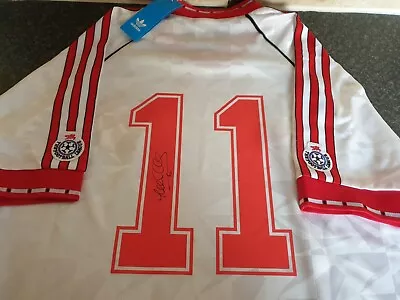 £135 • Buy Lee Sharpe Signed Man Utd 1991 ECWC Final Shirt **PRIVATE SIGNING**
