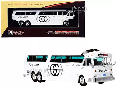 Mci Mc-7 Intercity Bus White  Gray Coach  Canada 1/87 By Iconic Replicas 87-0270 • $39.95