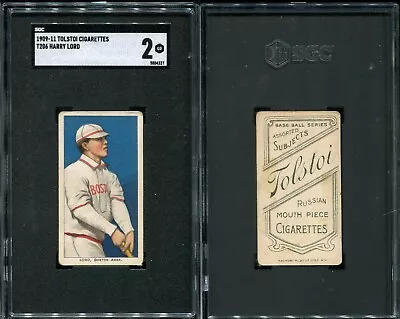 T206 Harry Lord ~~ SGC 2 ~~ Tolstoi Back [Print Group 2] *sharp/tough* • $299.99