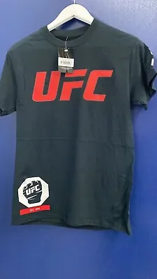 UFC Core T-Shirt Mens Black Official Adults • £21.24