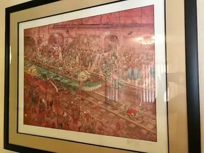 SIGNED MOEBIUS/DARROW  City Of Fire   Subway  LTD EDITION 93/100 RARE 34  X 27  • $7500