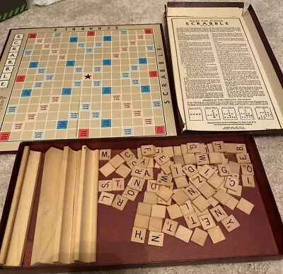 VINTAGE 1948 SCRABBLE BOARD GAME SELCHOW & RIGHTER Co. • $13.30