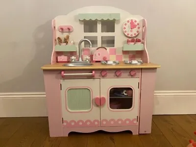 £75 • Buy Childs Wooden Early Learning Centre Toy Kitchen/oven + Mixer & Other Accessories