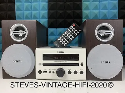 Yamaha Crx-140 Cd Receiver + Philips Speakers + Remote N/mint Refur8 L@@k Free P • £138.16