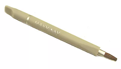Mary Kay Silver Twist Up Cake Eye Lip Brush 2.75  Sable Bristle TOP SELLER ITEM • $11.75