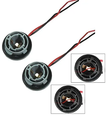 Universal Pigtail Wire Female Socket 1156 S Two Harness Tail Rear Light Replace • $10.45