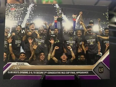 LAFC - 2nd Consecutive MLS Cup Final App - 2023 MLS TOPPS NOW Card 242 PARALLEL • $19.99