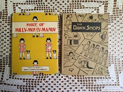 Lot Of 2 Books By J.L. Brisley - The Dawn Shops & More Of Milly-Molly-Mandy • $25