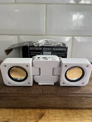 Portable Stereo Speakers IPod MP3 MP4 • £12