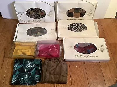 Vintage Retro Lot Of Bow Ties Pocket Squares Sets • $30