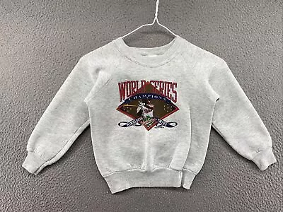 Vintage Minnesota Twins 1991 World Series Sweatshirt Unisex Kids Size 6-8 • $9.99