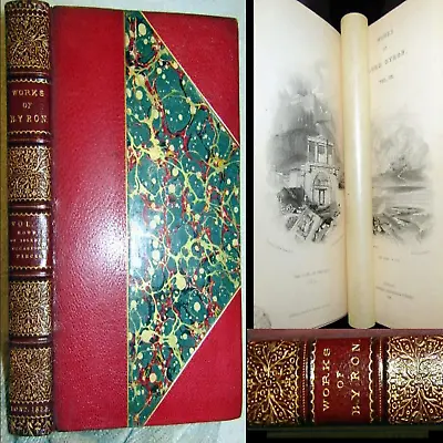 £16.35 • Buy 1832 Hours Of Idleness Lord Byron Fine Gold Binding Poem Poetry 1st Set Edition
