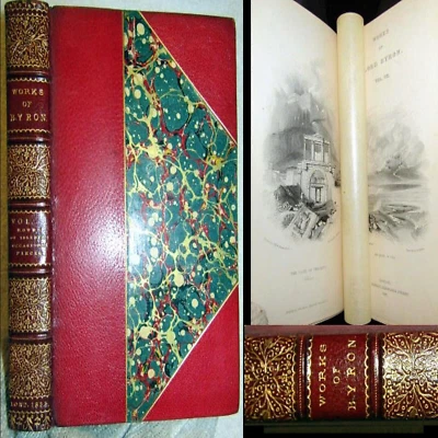 £16.35 • Buy 1832 Hours Of Idleness Lord Byron Fine Gold Binding Poem Poetry 1st Set Edition