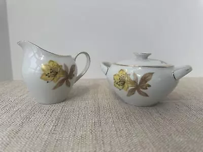 Meito China Azalea Creamer And Sugar With Lid • $26