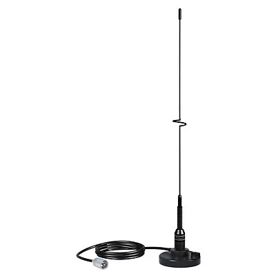 Shakespeare 5218 19  Inch VHF Boat Radio Whip Antenna With Magnetic Mount Black • $82.59