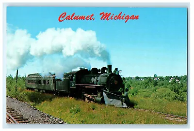 $7.46 • Buy Keweenaw Central Steam Train, Calumet Michigan MI Unposted Postcard