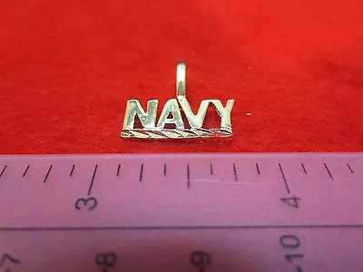 14 Kt Gold Plated Navy Military Armed Forces Charm Pendant • $5.99