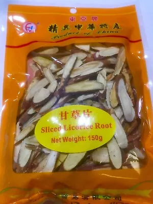 £5.95 • Buy 100% NATURAL Dried LIQUORICE(Licorice)ROOT  Sliced( UK SELLER) 150g