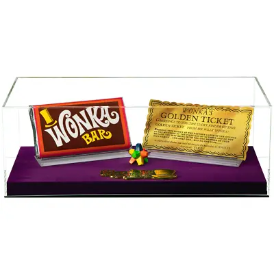 Willy Wonka And The Chocolate Factory Set Golden Ticket Gobstopper & Bar Roald D • $239.99