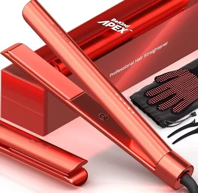 Bekind Apex 2-in-1 Hair Straightener Flat Iron | 1“ 450°F Straightener 15s Heat • $21.50