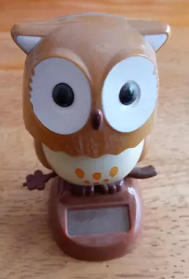 Shaking Head Car Ornament Owl Dancing Animal Toy Car Dashboard Decor • £3