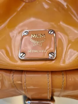 Genuine MCM Leather Bag In Mustard Colour  • £110