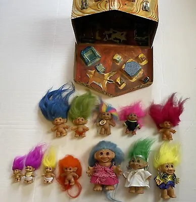 Vintage Rare 1965 DAM Things Troll House Case & 12 Trolls With & W/Out Costumes! • $199.99