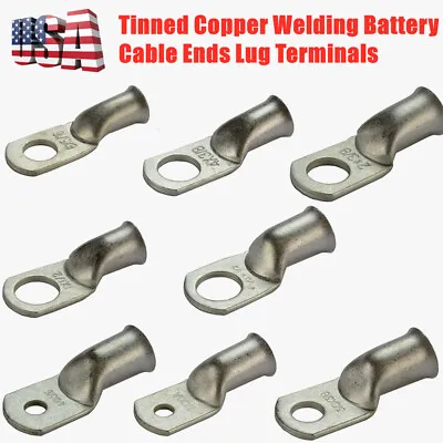 $15.29 • Buy Tinned Copper Welding Battery Cable End Lug Terminal Marine Grade 8 AWG -4/0 AWG