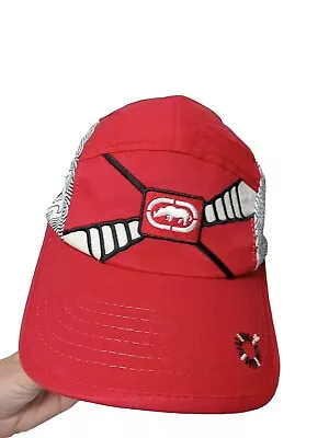 Vintage Ecko Complex Hat Cap Red StrapBack Mens Adjustable Size Pre Owned • $86.39