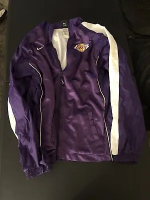 Vintage Mens Los Angeles Lakers Warm Up Suit Size XL-Purple • $200