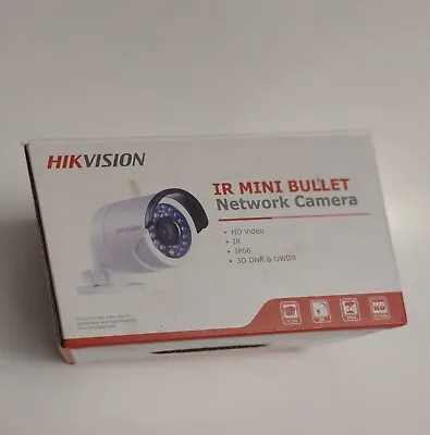 Hikvision IR Mini Bullet Network Camera • $55