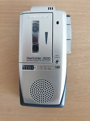 Olympus J500 Pearlcorder MicroCassette Voice Recorder Dictaphone Dictation Micro • £18