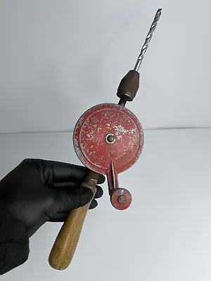 Vintage RAPID Hand Crank Drill Screwdriver Handheld Manually Operated England • £26