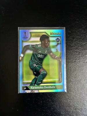 2022-23 Topps Merlin Uefa Europa League Karamoko Dembele Rookie Aqua /199 • $5