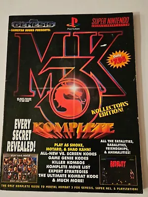 Mortal Kombat 3 Komplete Kollector's Edition Strategy Guide By GameFan Books • $19.99