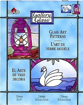 PLAID Gallery Glass Glass Art Patterns (2 Patterns 8 X10  / 20.32 Cm X 25.4 Cm) • £1.99