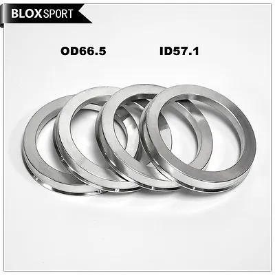$17.99 • Buy Aluminum Hub Centric Ring Wheel Spacer 66.5mm O/D 57.1mm I/D For VW & Audi