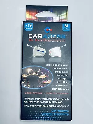 🆕 Earasers Musician's Hi-Fi Earplugs Medium FREE SHIPPING!!! • $36.95