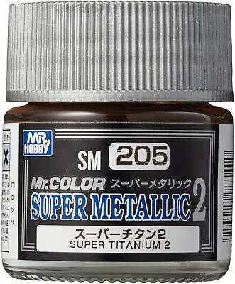 Mr. Hobby SM205 Mr. Color Super Titanium 2 Lacquer Paint 10ml - US • $4.95