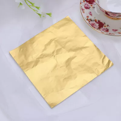  100 Pcs Gift Packaging Paper Aluminium Foil Embossed Wrapping • £9.75