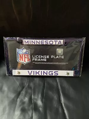 Minnesota Vikings License Plate Frame (Purple) New And In Packaging • $9.99