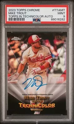 2023 Topps Mlb Auto (psa 9) Los Angeles Angels Mike Trout #11/30 • $400