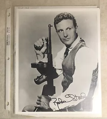 Robert Stack  The Untouchables  Autographed Photo With Fan Letter Reply Signed • $186.76