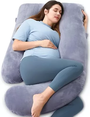 New Momcozy U-Shape 57  Pregnancy Pillows For Sleeping With Removable Cover • $39.99